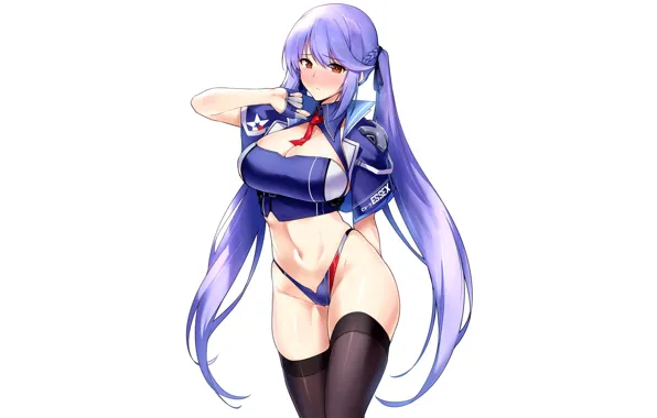 Wallpaper lingerie, blouse, panties, panty, thighhighs, bustier, erotic, handsome