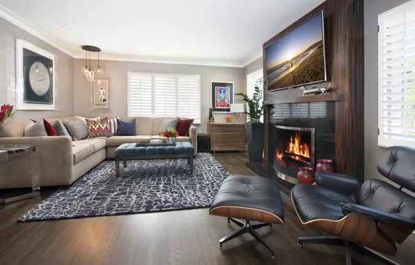 Design, style, sofa, furniture, interior, chair, fireplace, cottage