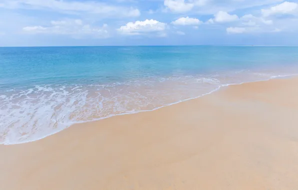 Sand, sea, wave, beach, summer, summer, beach, sea