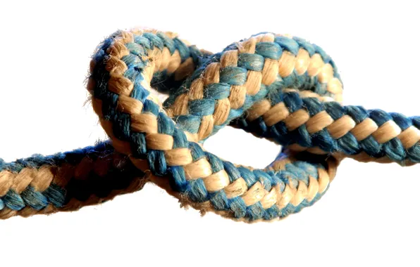 Picture white, background, node, rope