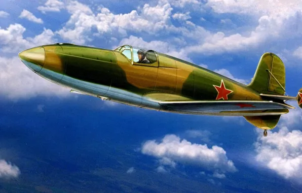 Picture rocket plane, BI-1, Berezniak — Isaev