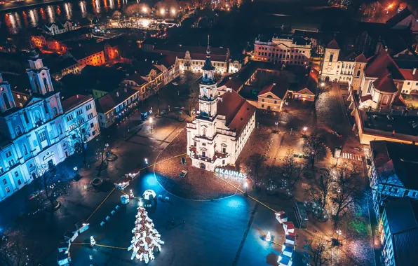 Lithuania, Kaunas, nights