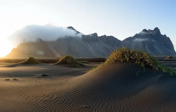 Picture Mountain, Iceland, Vestrahorn