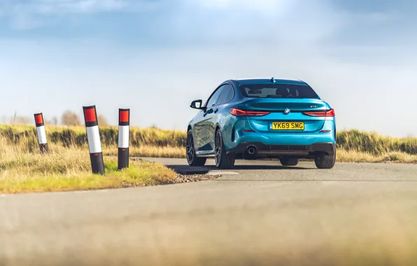 BMW, rear view, Gran Coupe, UK-spec, 2-Series, M Sport, 2020, 218i