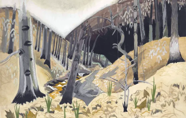 1917, Early Spring, Charles Ephraim Burchfield