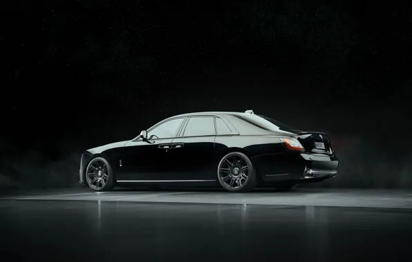 Modern, Rolls-Royce, Ghost, sedan, spectacular, Rolls-Royce Black Badge Ghost
