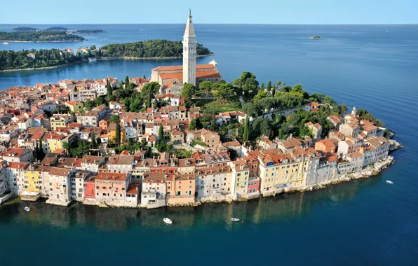 Sea, home, Croatia, Rovinj, Istria