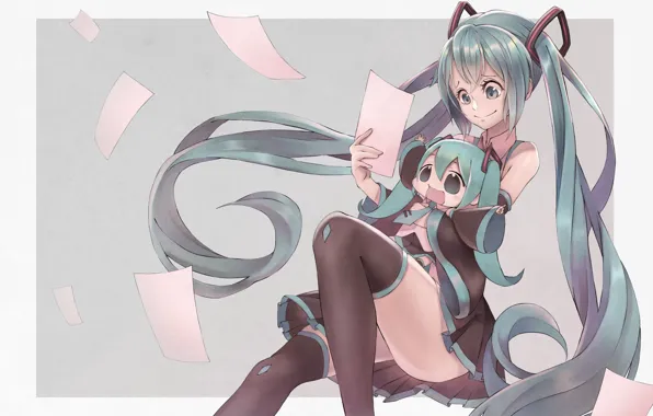 Girl, Doll, Vocaloid, Hatsune Miku
