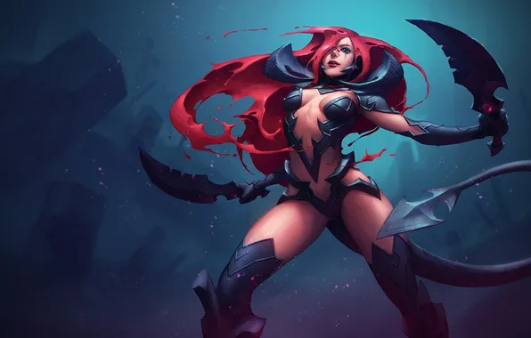 Girl, the game, figure, splash, the demon, fantasy, art, tail