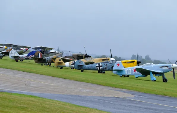 Fighters, the airfield, different