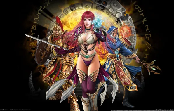 Sorceress, Magic, Panties, Sexy, Runes, Online Game, Runes of Magic