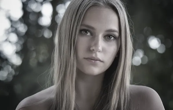 Picture girl, face, Martin Fuhrmann