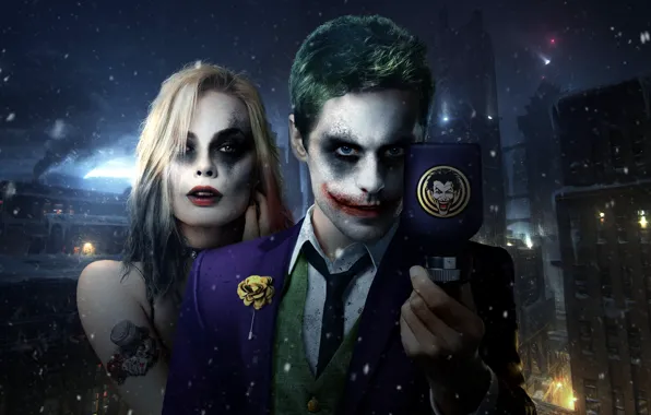 Wallpaper Joker, Jared Leto, Dc Comics, Margot Robbie, Suicide.