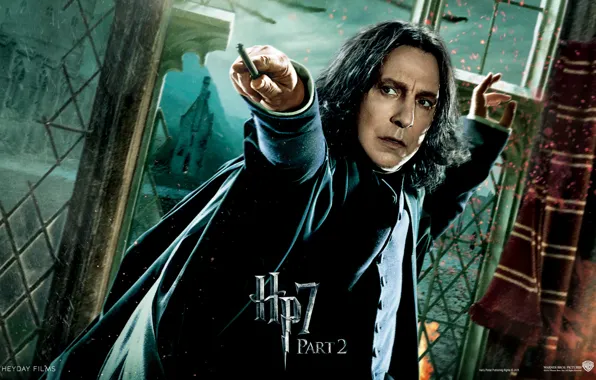 Hogwarts, Hogwarts, Harry Potter and the deathly Hallows, part 2, professor, part 2, teacher, severus …