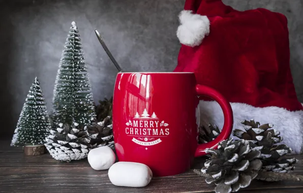 Decoration, tree, New Year, Christmas, mug, Christmas, cup, New Year