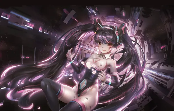 Wallpaper vocaloid, Hatsune Miku, Vocaloid, fiction