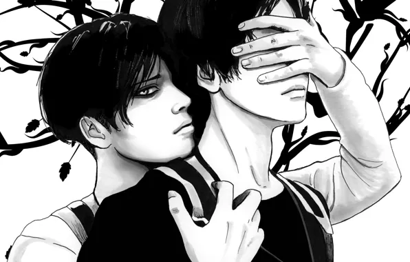 Art, Attack Of The Titans, Shingeki No Kyojin, Eren Yeager, corporal Levi, Levi Ackerman, by …