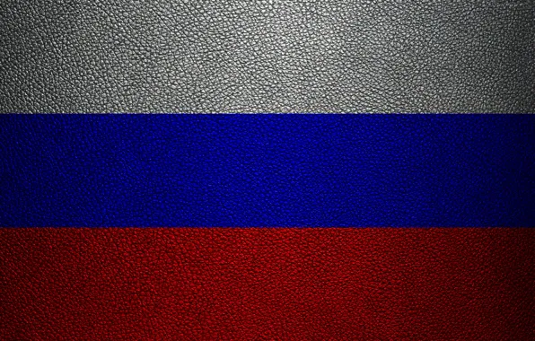 Russia, Europe, Flag, Flags, Russian Federation, Russian Flag, Flag Of Russia, Leather Texture