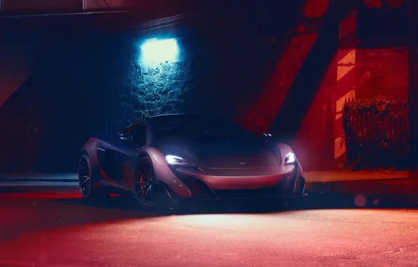McLaren, Night, Machine, Grey, Car, Render, Supercar, Lighting