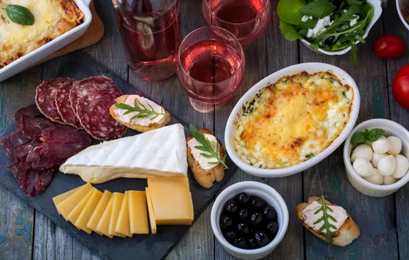Cheese, sausage, the difference, a Kugel