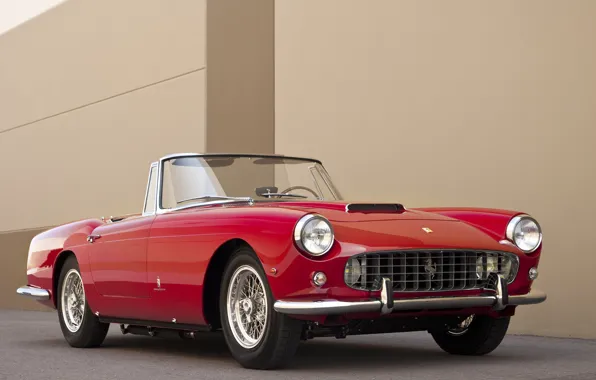 Retro, Ferrari, Red, Car, Car, 250