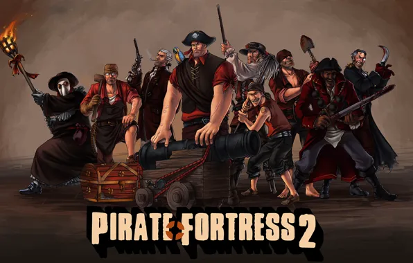 Picture team fortress 2, tf2, valve, pirate fortress