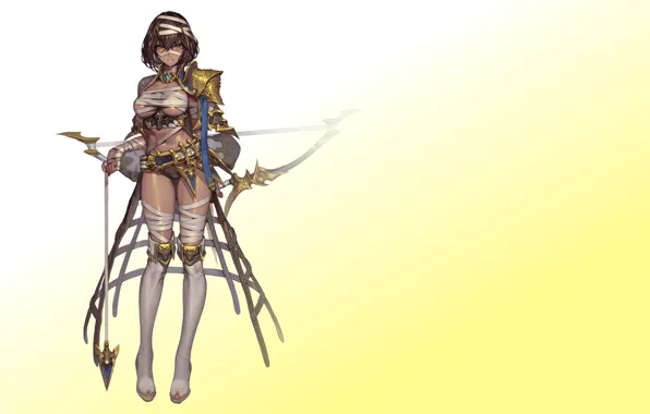 Picture girl, hot, sexy, boobs, yellow, anime, babe, mummy