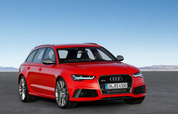 Picture red, Audi, Audi, Red, universal, RS 6, Avnt