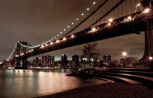 Picture United States, New York, Manhattan bridge
