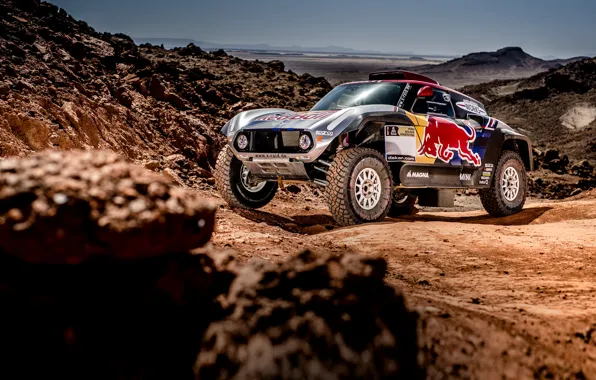 Mini, Sport, Desert, Speed, Stones, Rally, Dakar, Dakar