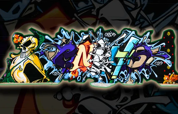 Graffiti, art, paint