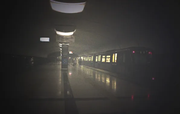 Light, train, Metro, Kazan