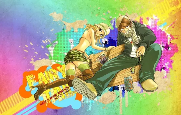 Picture anime, art, girl, guy