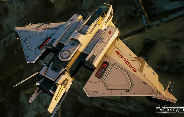 Flight, the view from the top, spaceship, starship, spaceship, Everspace 2