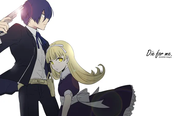 Gun, the game, anime, art, girl, guy, characters, Person 5