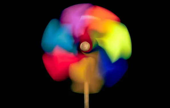 Movement, color, rainbow, rotation, weathervane