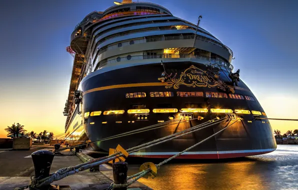 Sea, ship, yacht, disney, disney