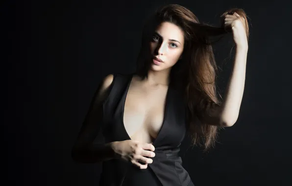 Face, model, hair, beauty, Serena