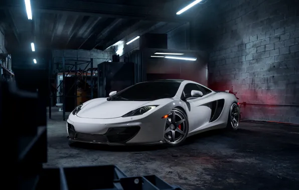 Picture McLaren, Front, MP4-12C, Tuning, Supercars, Wheels, ADV.1, ADV6 TS