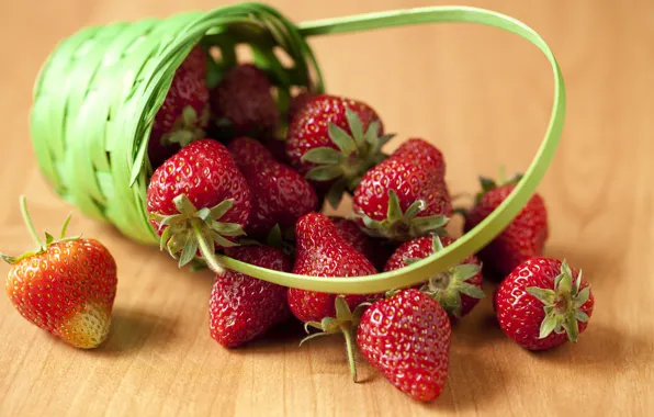 Picture berries, strawberry, basket