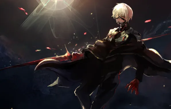 Monster, anime, guy, Gul, Tokyo Ghoul, Tokyo ghoul, The Kaneko Ken