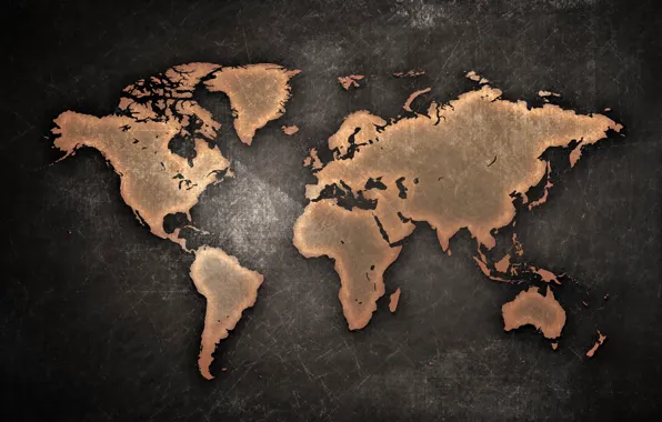 Background, Continents, World Map, World Map