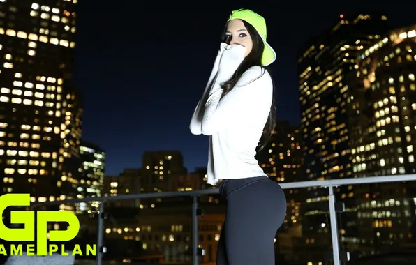 Picture green, girl, gym, C0NN0R, CONNOR, Jen Selter
