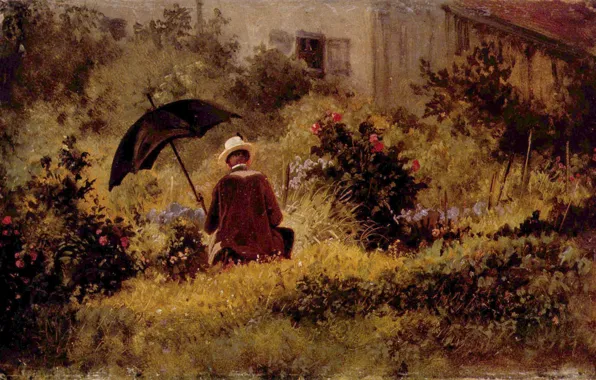 Landscape, art, Carl Spitzweg
