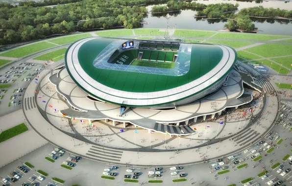 Wallpaper Russia, the project, Kazan, stadium, Tatarstan, Kazan arena ...