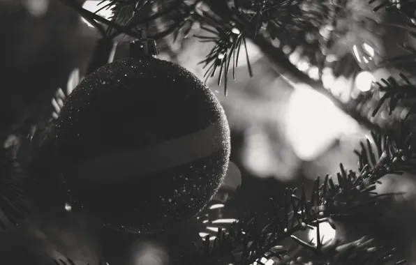 Picture balls, toy, tree, new year