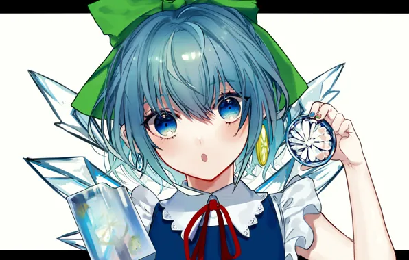 Ice cream, girl, Touhou, Touhou, Touhou