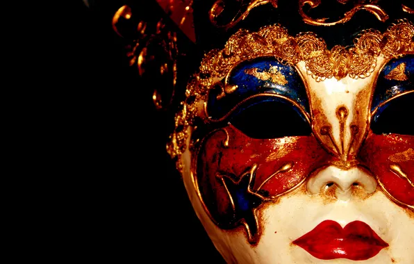 Picture macro, carnival, Mask