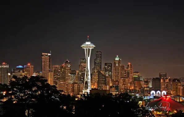 Picture city, the city, USA, Washington, Seattle