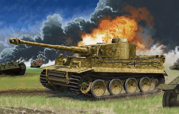 Tiger, Germany, Tank, Armor, Pz. VI